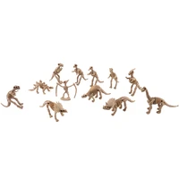 12pcs dinosaur toys fossil skeleton simulation model set mini action figure jurassic educational creative toys for boys children