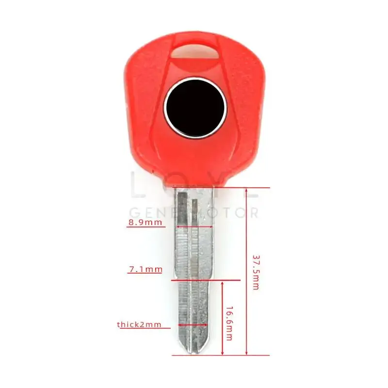 12 шт. Ключ мотоцикла необрезанный пустой заменить ключи для HONDA 36 9 мм MC19 MC22 MC21 MC28