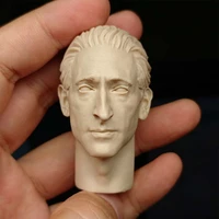 unpainted 16 male solider adrien brody head sculpt model fit 12 action figure body dolls painting exercise