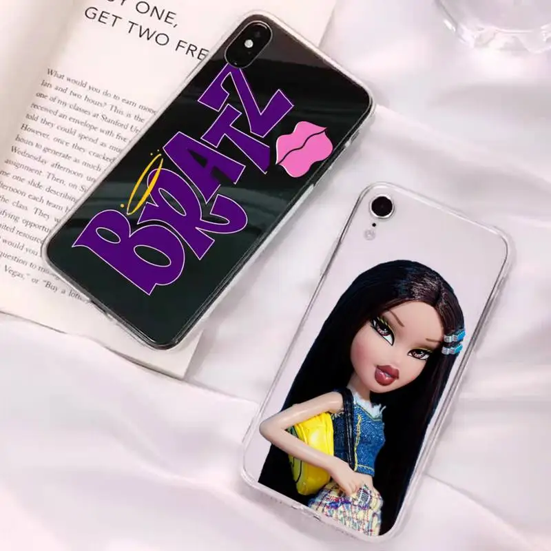 

Lovely Doll Bratz Phone Case for iPhone 11 12 13 mini pro XS MAX 8 7 6 6S Plus X 5S SE 2020 XR clear case