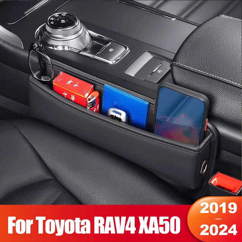 

For Toyota RAV4 XA50 2019 2020 2021 2022 2023 2024 Car Console Side Seat Gap Filler Front Seat Organizer Holder Accessories