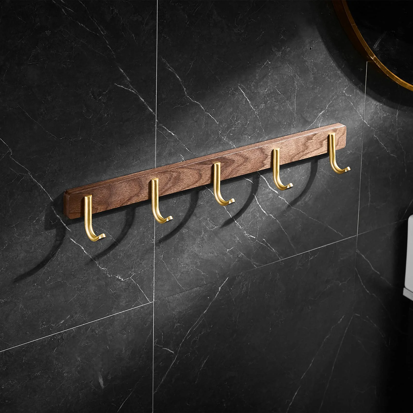 Настенная вешалка для пальто SARIHOSY настенные золотистые крючки из орехового