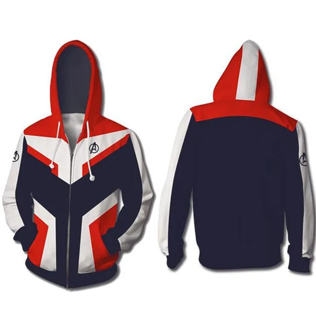 Mens Hoodie Endgame Quantum Realm Cosplay Costume Hoodies Men Hooded Zipper End Game Sweatshirt Jacket