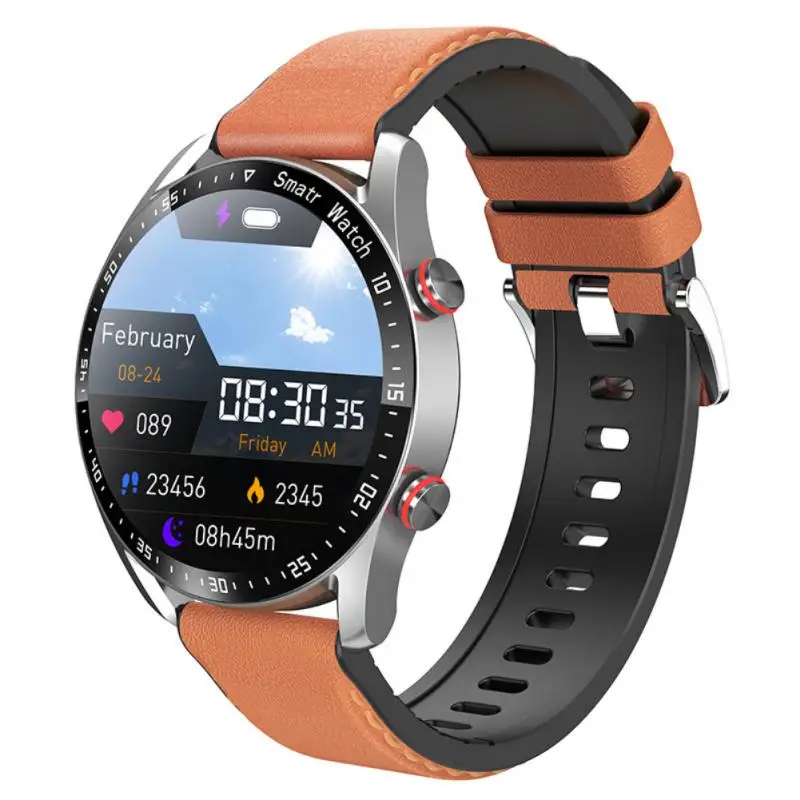 

Смарт-часы мужские с ЭКГ + ППГ, Bluetooth, водостойкие, с сенсорным экраном