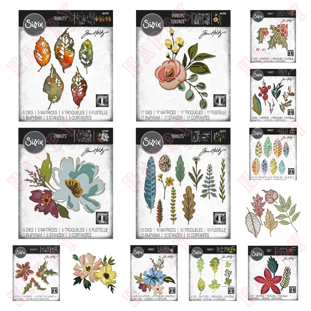 

Металлические Вырубные штампы, много разных цветов и травы, искусственное украшение, рельефное тиснение, шаблон «сделай сам», поздравительная открытка ручной работы