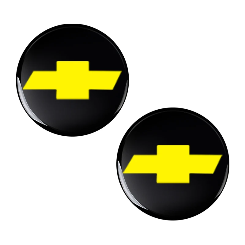 

14 мм алюминиевый значок дистанционного ключа автомобиля, декоративная наклейка для Chevrolet Cruz Mai Rui Bao Cobalt Impala Onix pioneer Bolt EUV Tahoe