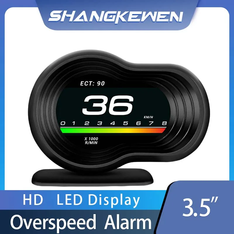 

Auto Hud Obd 2 Car Speedometer On-board Computer Car Led Display Screen Projector Projectors Accessories Electronics Accessory