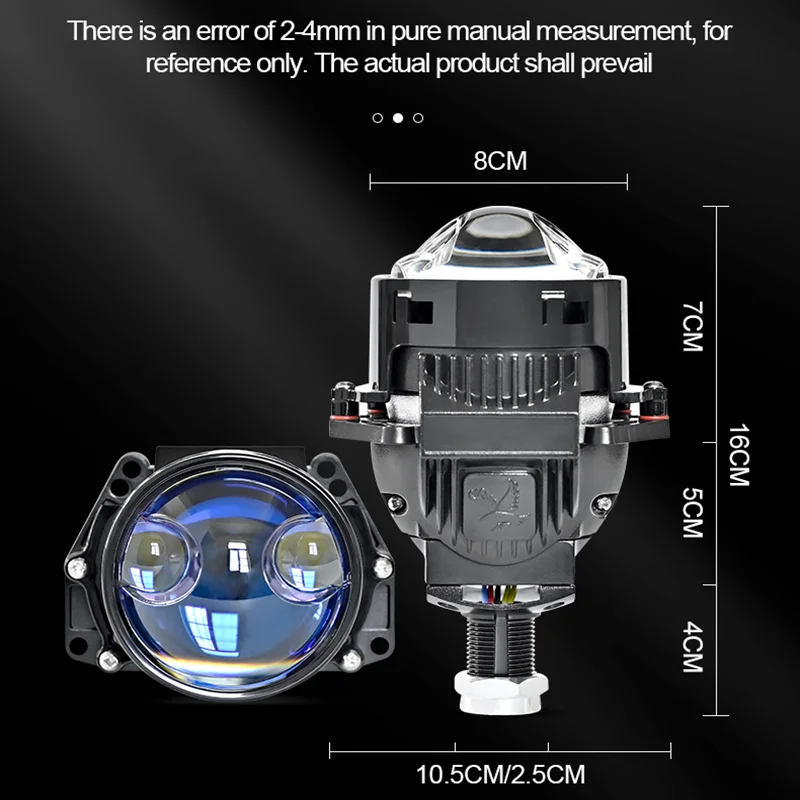 Фара головного света для Hella 3R G5 H4 H7 160 9005 3 дюйма