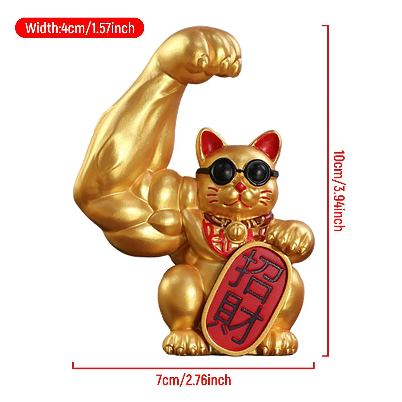 Статуя богатства с большой рукой украшение для спальни гостиной настольного