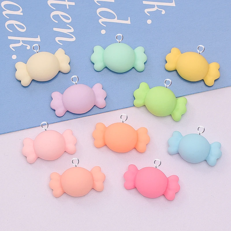 10 шт., Разноцветные Подвески для украшений «Макарон»