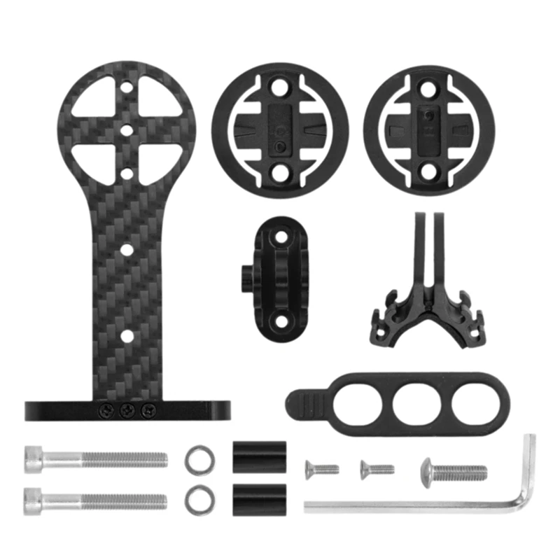 Bicycle Computer Carbon Fiber Bracket For Bryton Garmin Gopro MAGENE Blackbird Igpsport Cycling Parts Accessory