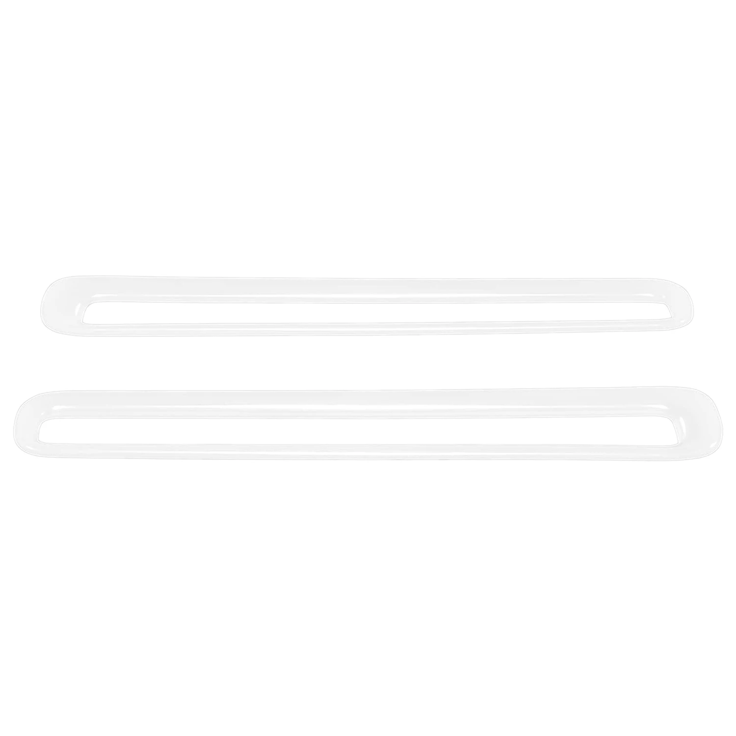 

Door Air Conditioner Outlet Vent Cover Trim for 2011-2021 Dodge Charger Side Window Air Vent Frame, White