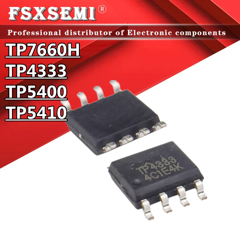 10 шт., чипы TP7660 TP7660H TP4333 TP5400 TP5410 SOP-8