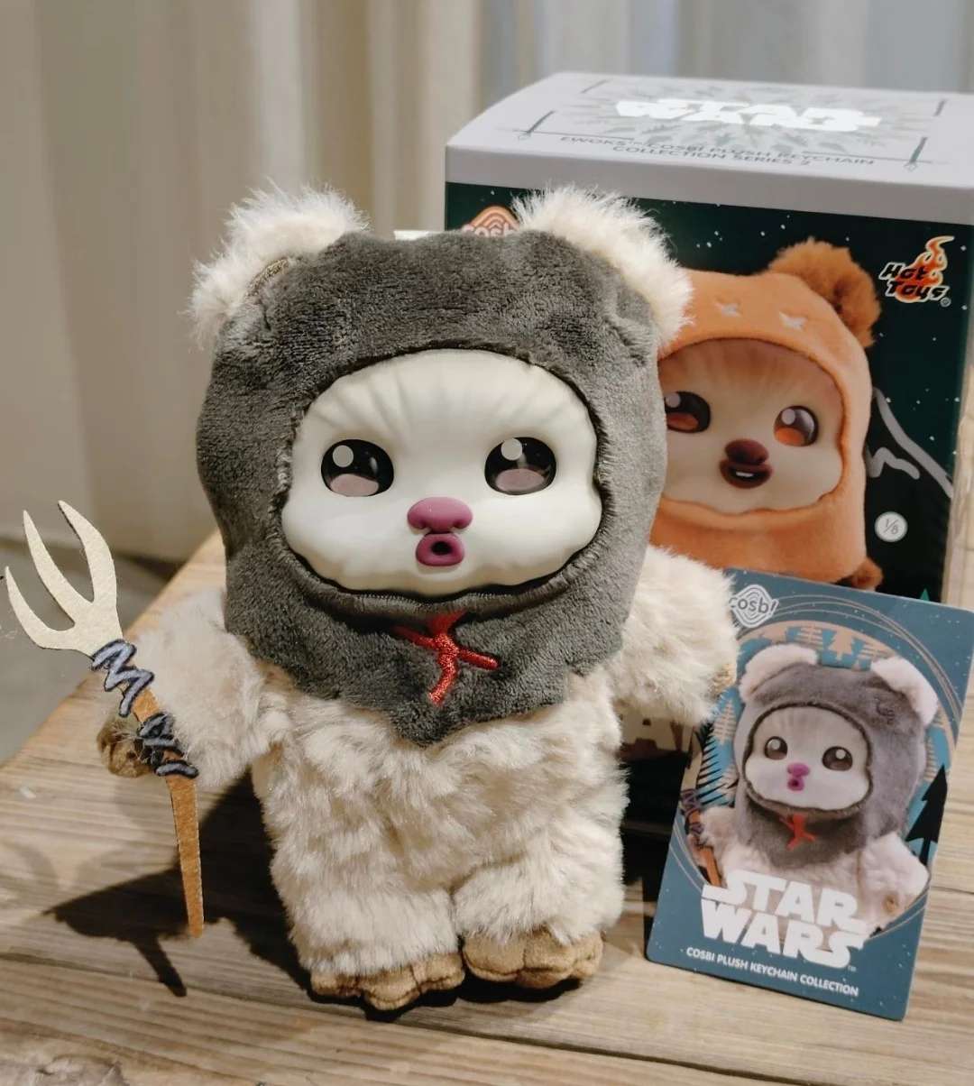 Фото Новая оригинальная коллекционная фигурка Hot Toys Star Wars: Эвок Косби, серия 2, Лука Скайуокер, загадочная коробка-сюрприз, подарок, игрушка, украшение №2