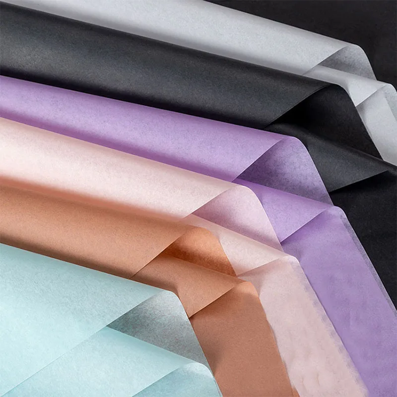 

Colorful Tissue Paper Sheet Flower Wrapping Gift Shoes Clothes Packing DIY Accessories X-mas New Year Gift Package