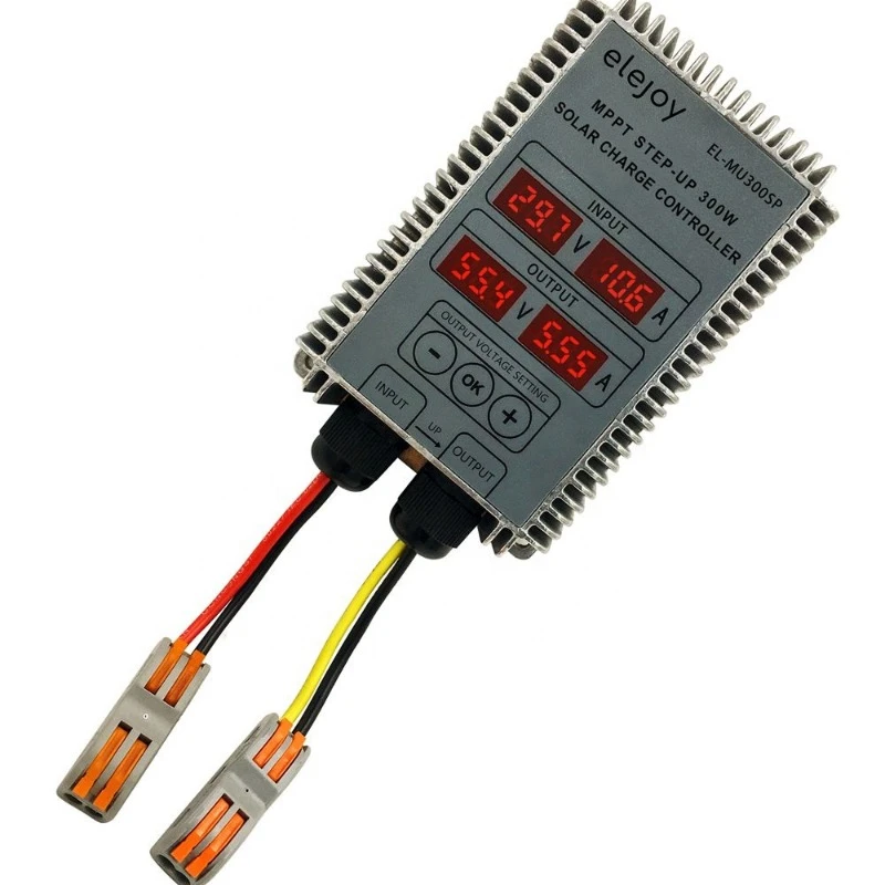 

Hot Sale EL-MU300SP MANUFACTURER 300W SOLAR CHARGE CONTROLLER MPPT 99% LED DISPLAY STEP-UP BOOST BATTERY 24-85V ADJUSTABLE
