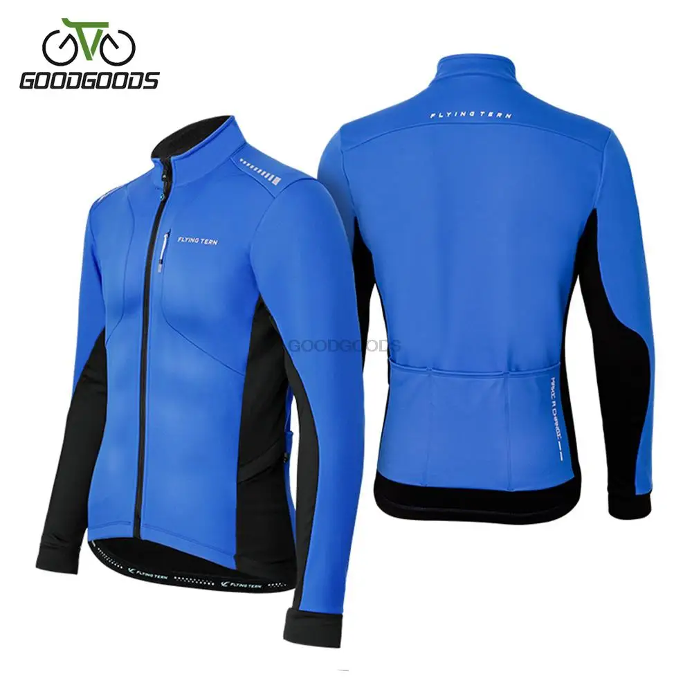 

FLYING TERN Cycling Clothing Men's Winter Thickening Warm Jacket Comfortable Riding Top Long-sleeved Riding Equipment