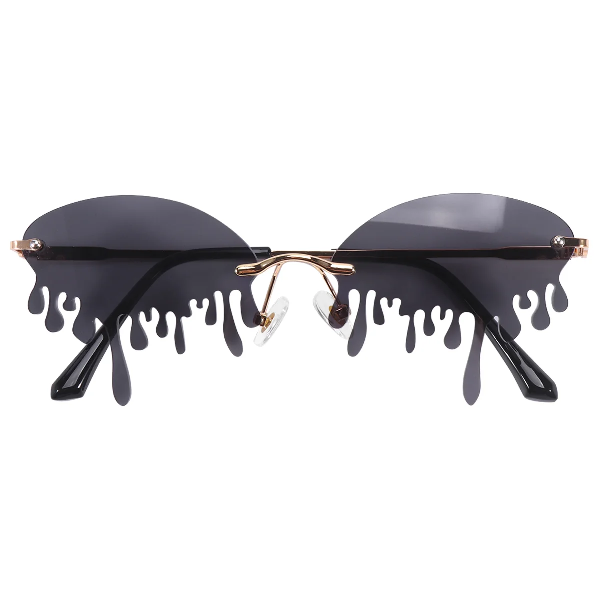 

Sunglasses Glasses Party Rimless Funny Eyewear Tear Eyeglasses Heart Teardrop Creative Shaped Tears Birthday Rave Drip Shape