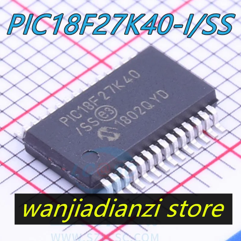 

Новинка 100%, оригинальная флэш-микроконтроллер PIC18F27K40 SSOP28, микроконтроллер, флэш-микросхема