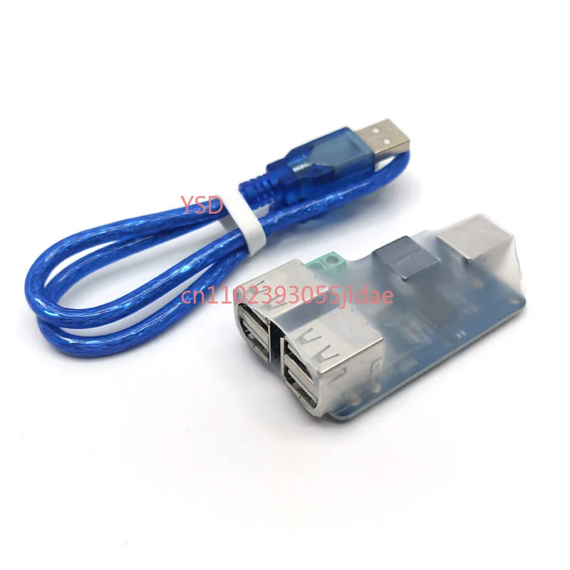 Фото 4-портовый изолирующий модуль USB 2.0 ADUM3160, плата защиты от помех с изоляцией 1500В №2