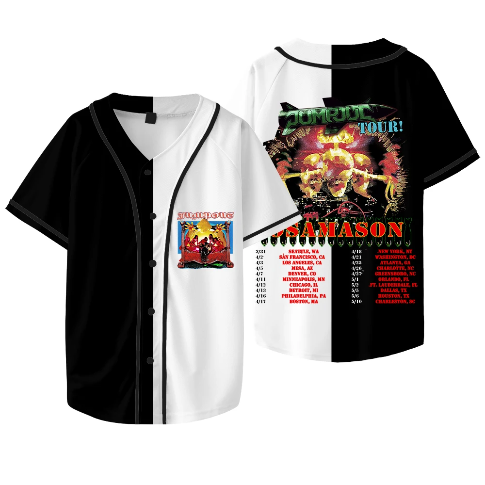 OsamaSon Jump Out Tour Merch футболка из полиэстера