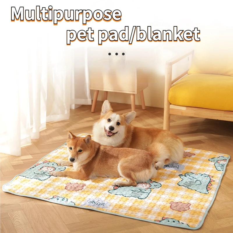 

Pet mat cat dog sleeping pad kitten puppy warm and comfortable blanket cartoon kennel cat cat non-slip mattress pet supplies