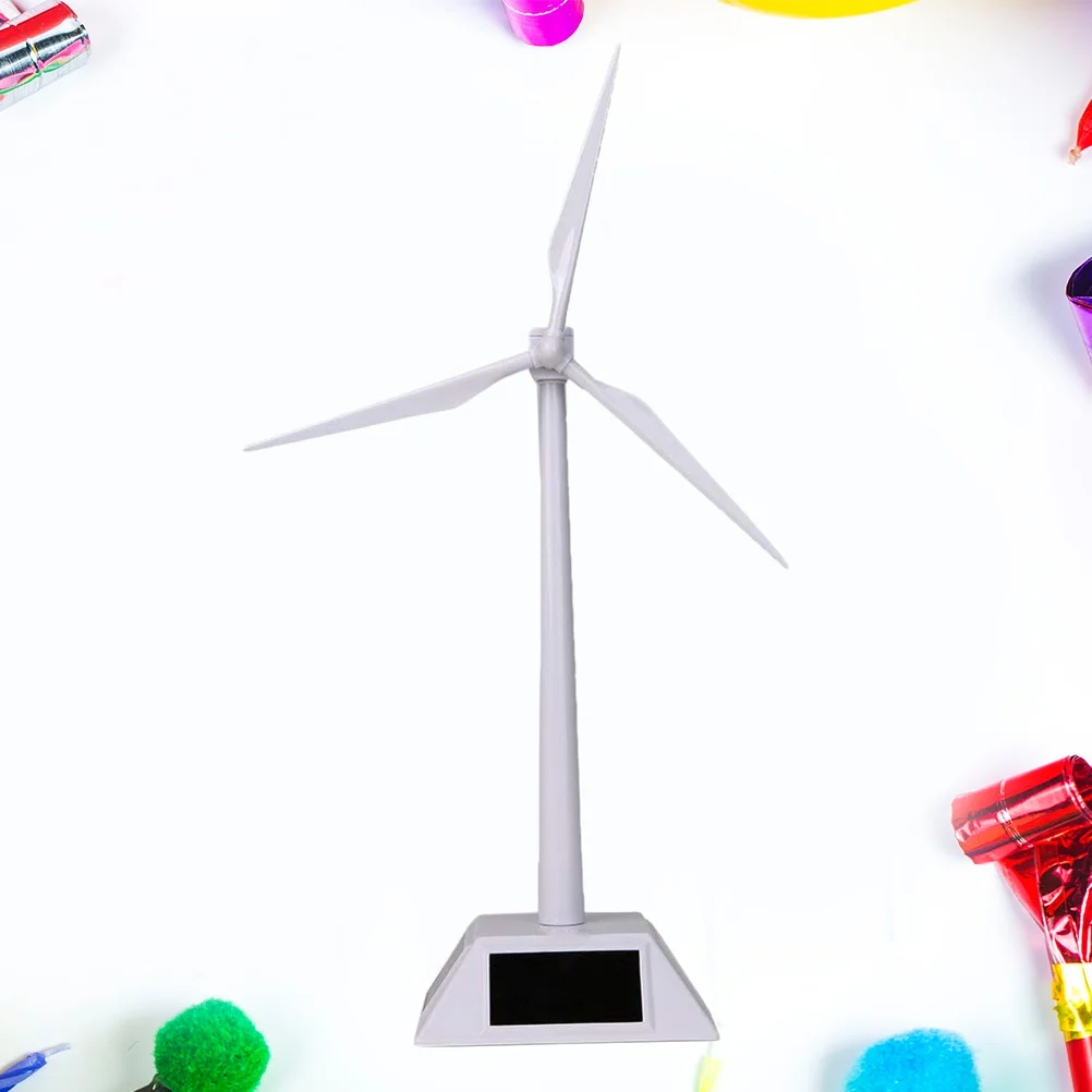 

Настольная ветряная турбина «сделай сам», модель вращающаяся на солнечных батареях, ветряные мельницы, сборные игрушки, пластиковая белая модель для студентов, образование