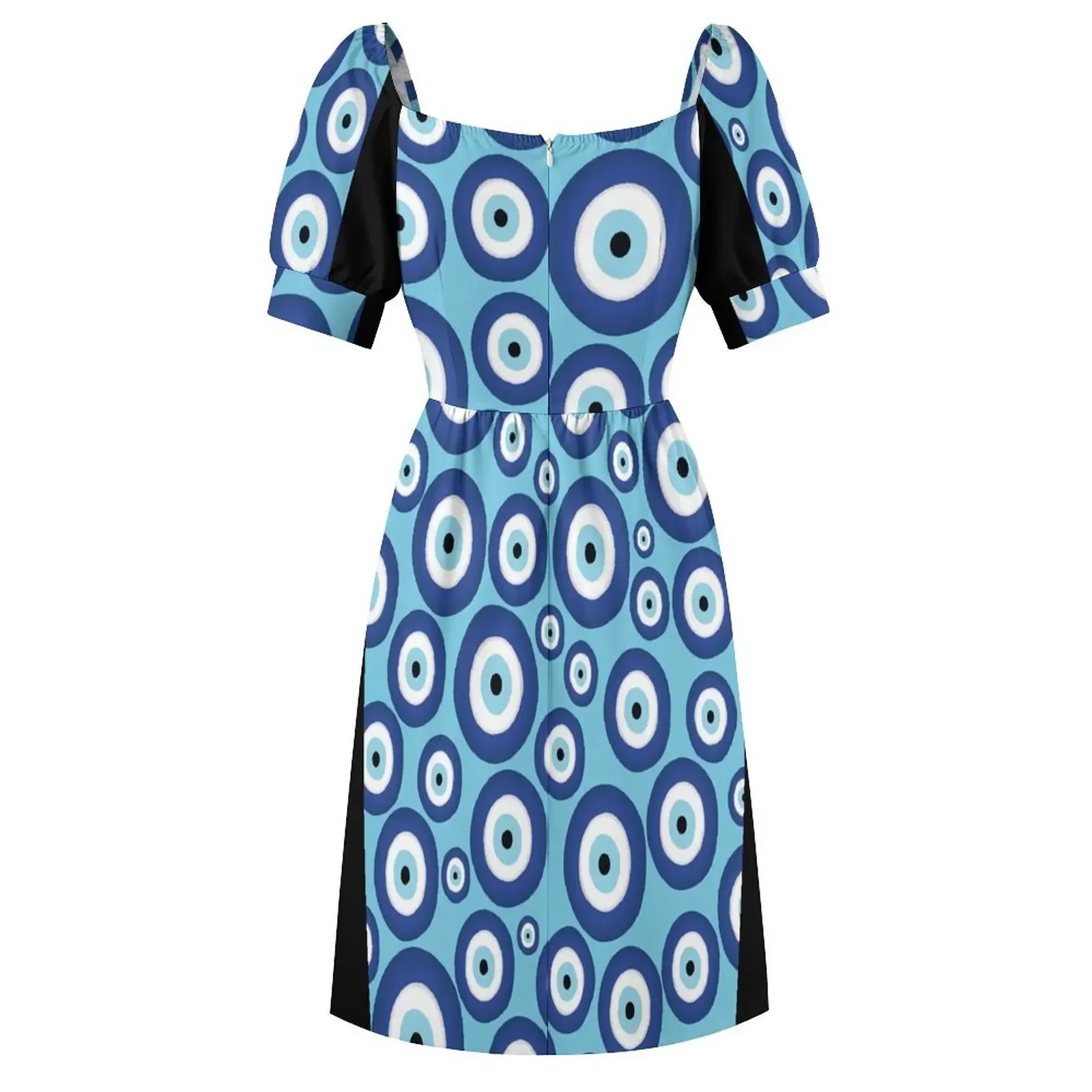 Greek Mati Mataki - Матиасма Evil Eye Pattern # 2 платья без рукавов летнее платье лето 2025 женское