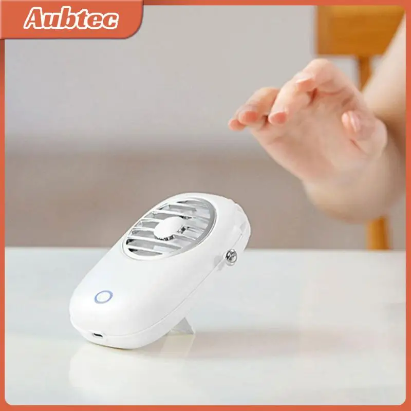 

Lazy Hanging Neck Fan Usb Portable Electric Fan Student Sports Compact Mini Rechargeable Portable Cool Summer Comfort 2021