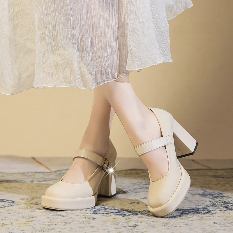 Женская обувь 2024 модные женские туфли-лодочки с квадратным носком осенние