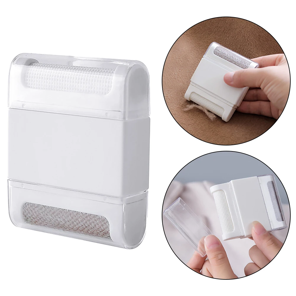 

Портативный мини-триммер для удаления катышков на диване, одежде, с чехлом, домашний Двойной Эпилятор из АБС-пластика, бритва для одежды, сви...