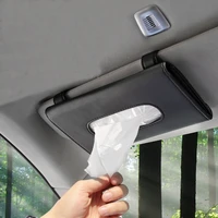 1 pcs car tissue box towel sets car sun visor tissue box holder auto interior storage decoration for bmw car accessories