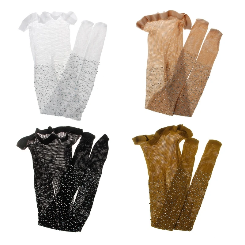 

Kids Girl Fishnet Stockings Hollow Out Fishnet Pantyhose Thigh High Stockings Mesh Tights Leggings for Children Girl