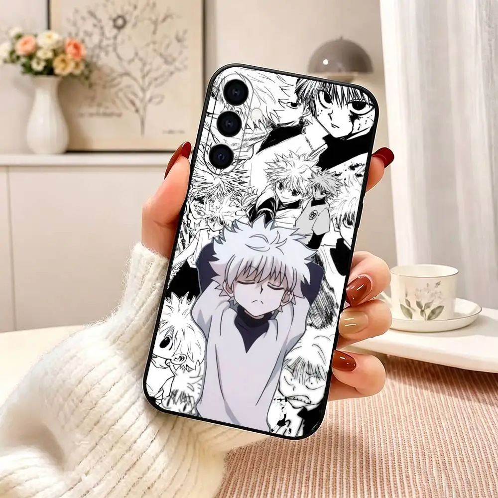 Фото Чехол для телефона Killua Zoldyck H-Hunter x Hunter для Samsung Galaxy A73, A72, A71, A70, A53, A52, A51, мягкий силиконовый черный чехол №4