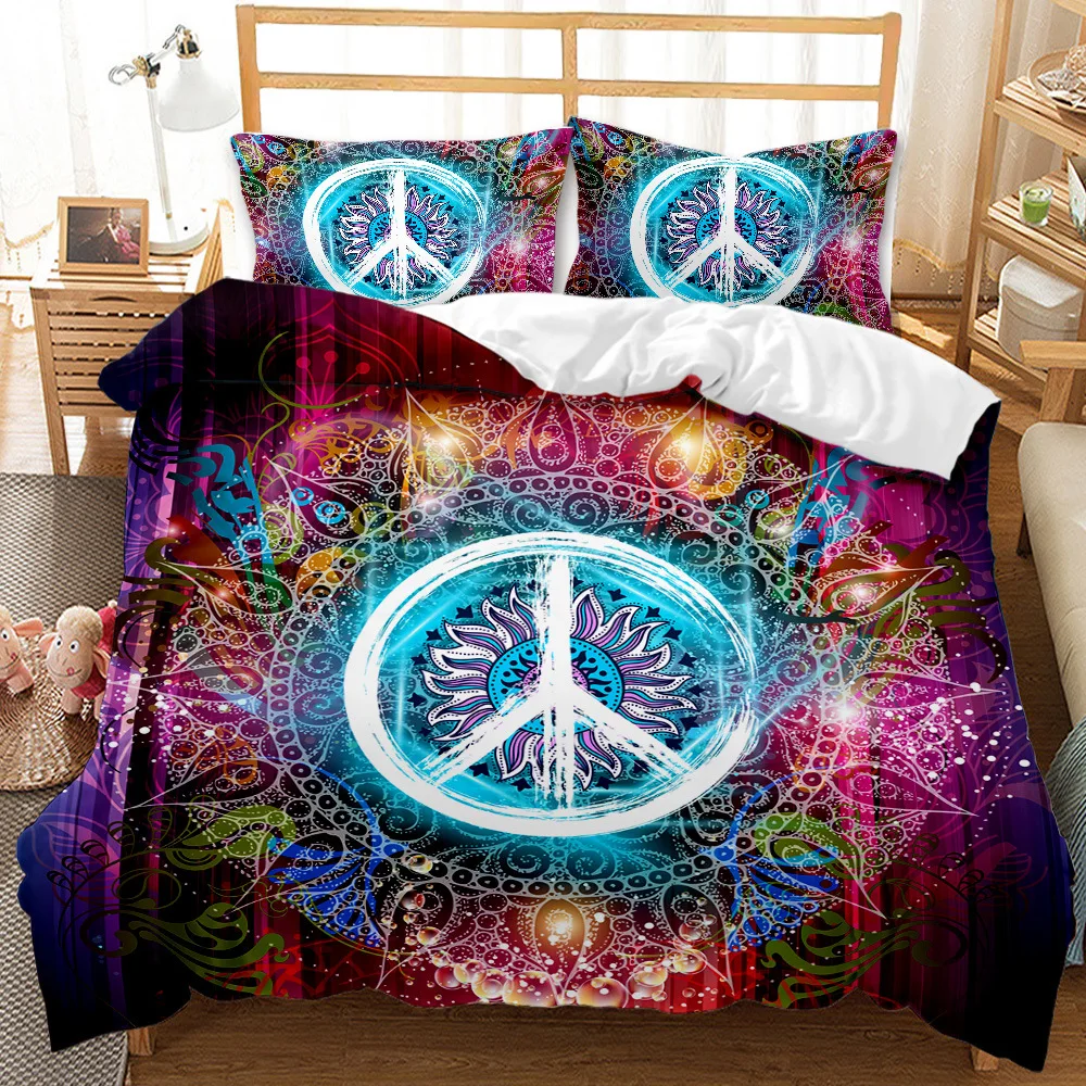 

Cover Set King Size Green Sky Theme Abstract Style Arrangement Cosmos Concept Print Twin Polyester Bedding Set Starry Sky Duvet