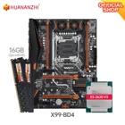 Материнская плата HUANANZHI X99 BD4 X99 с Intel XEON E5 2620 v3 с 2*8 ГБ DDR4 NON-ECC комбинированный набор памяти NVME NGFF SATA USB 3,0