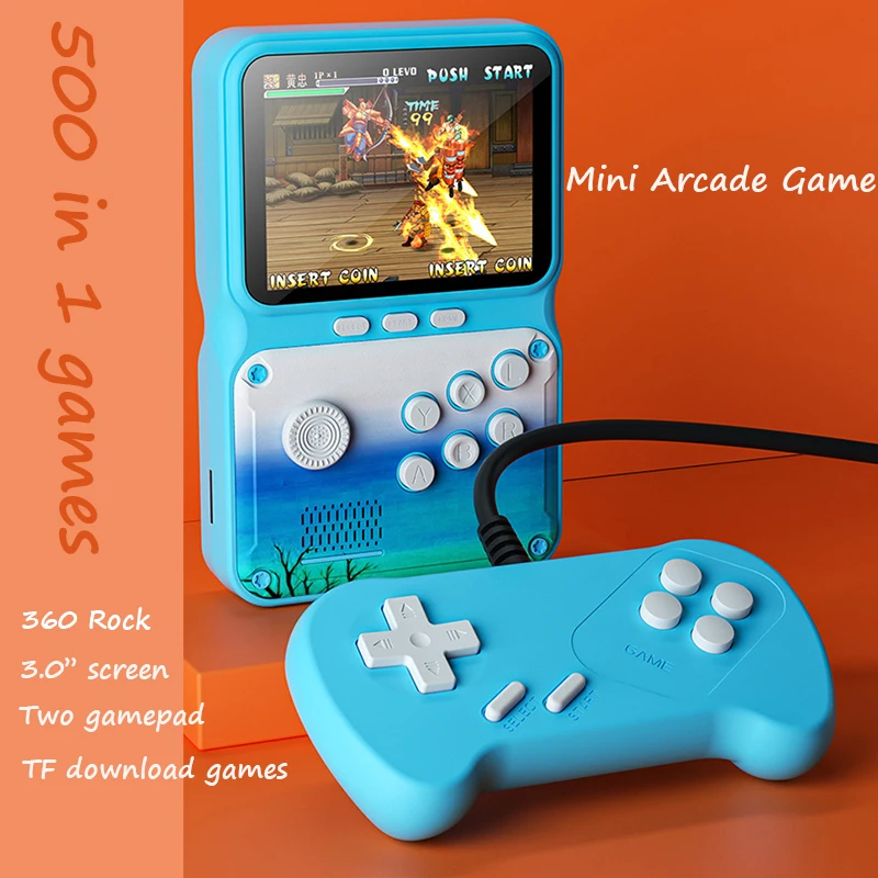 

Retro Video Game Console Mini Arcade Handheld Game Portable Pocket Game Console Mini Handheld Player for Kids Player Gift JP09