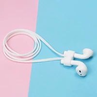 anti lost rope for pro wireless earphone silicone string rope strap earphone accesories headset cord