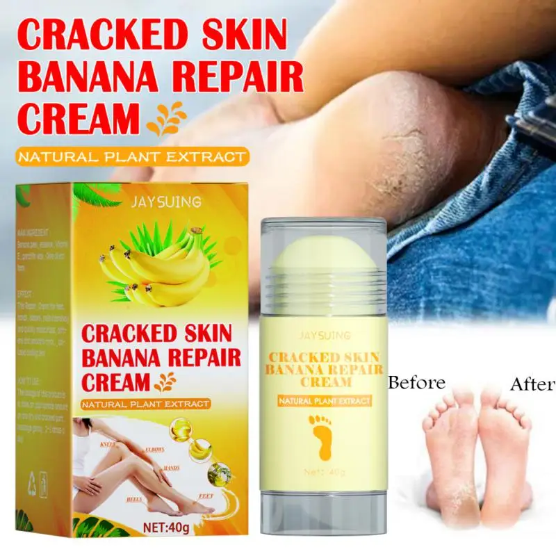 

Banana Oil Foot Cream Anti Crack Dryness Heel Cracked Repair Cream Removal Callus Dead Skin Soothes Mositurizing Hand Feet Care