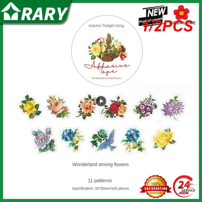 

1/2PCS Mr. Paper 9 Styles Cartoon Special-shaped Washi Cute Stickers Animal Handbook Material Kawaii Stickers