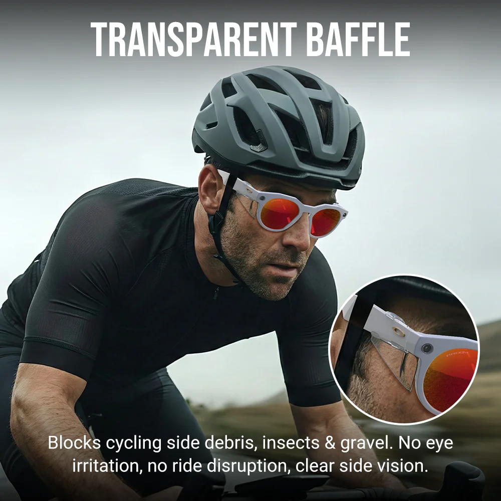 Фото HIBLOKS ремешок для очков, боковые щитки для Oakley Meta HSTN, умные очки, светодиодные наклейки, аксессуары для очков №3
