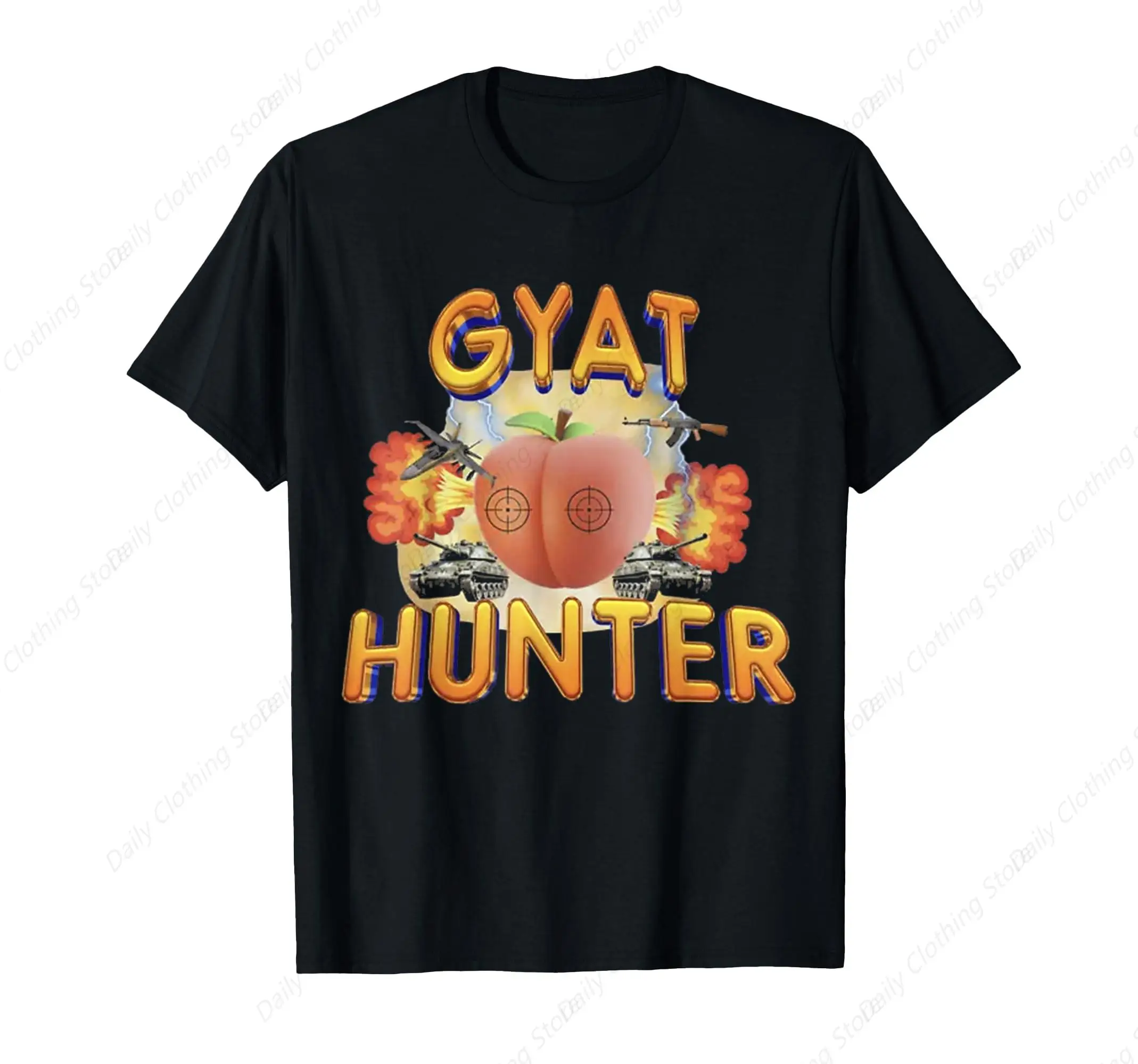 Забавная футболка Gyat Hunter спортивные топы на открытом воздухе подарки для отдыха