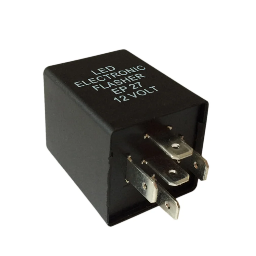 

1PC Useful 12V DC Practical Black 5-Pin EP27 LED Flasher Relay Car Supplies