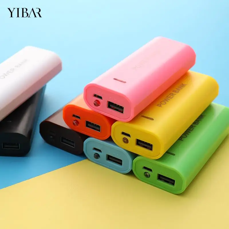 

5V 5600mAh 2X 18650 USB Power Bank Battery Charger Case DIY Box For Phone Electronic Charging Not Including Batteries