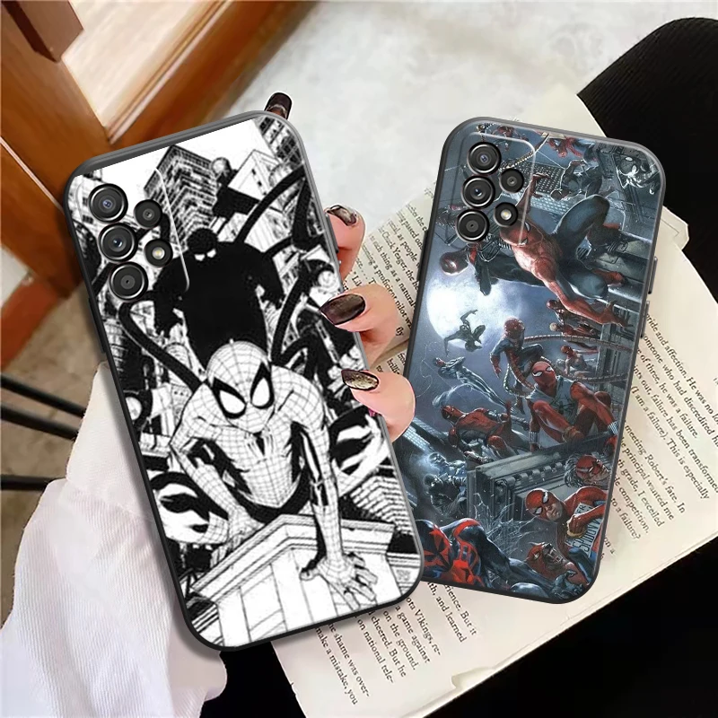 

Marvel Spiderman Phone Cases For Samsung Galaxy A21S A31 A72 A52 A71 A51 5G A42 5G A20 A21 A22 4G A22 5G A20 A32 5G A11