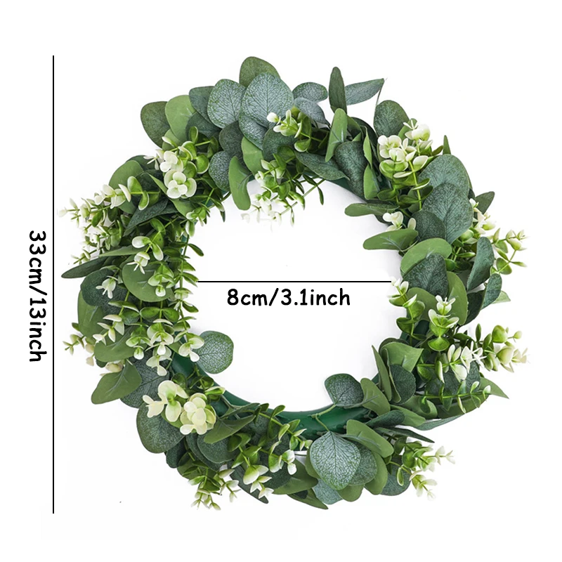 

Рождественский венок из пластика