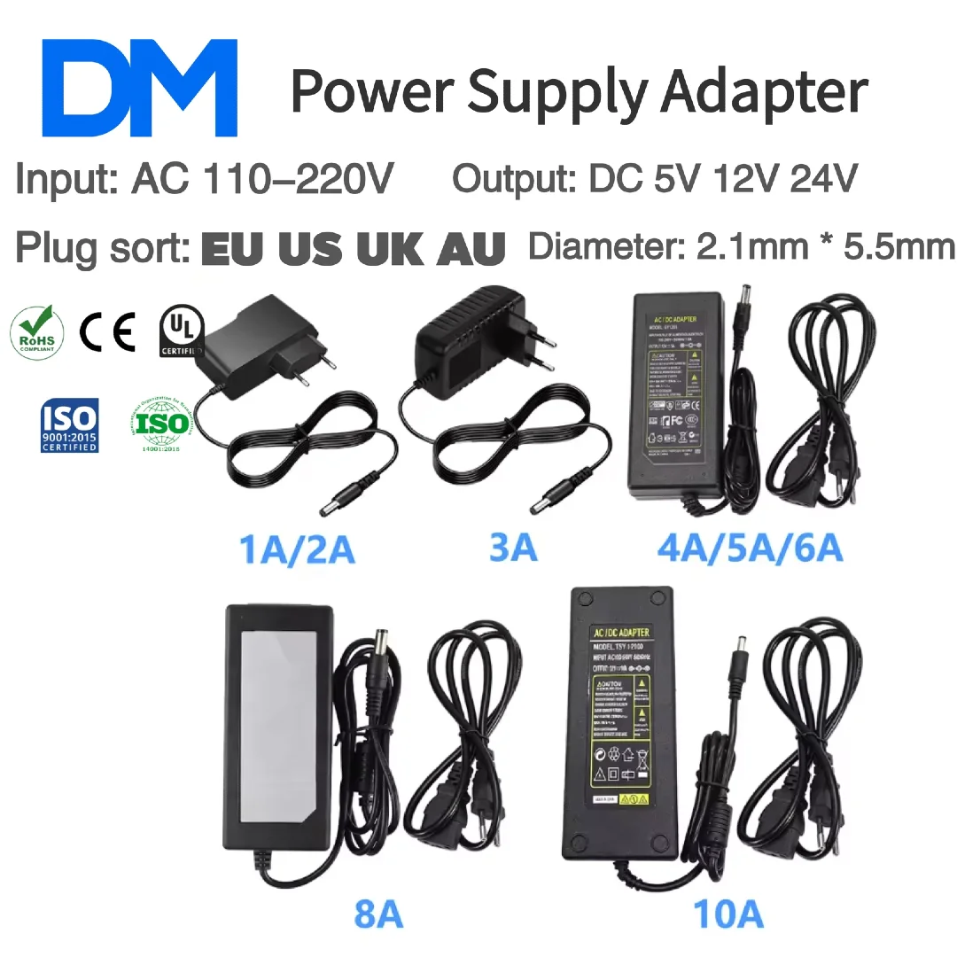 

Импульсный блок питания DIMLIGHTS 5V 12V 24V 1A-10A