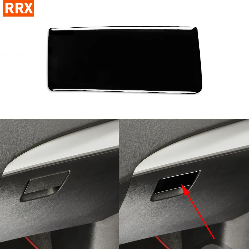 

Car Glove Box Handle Puller Switch Piano Black Decorative Sticker For Mazda 3 Axela 2010-2013 Mazdaspeed 3 Interior Accessories