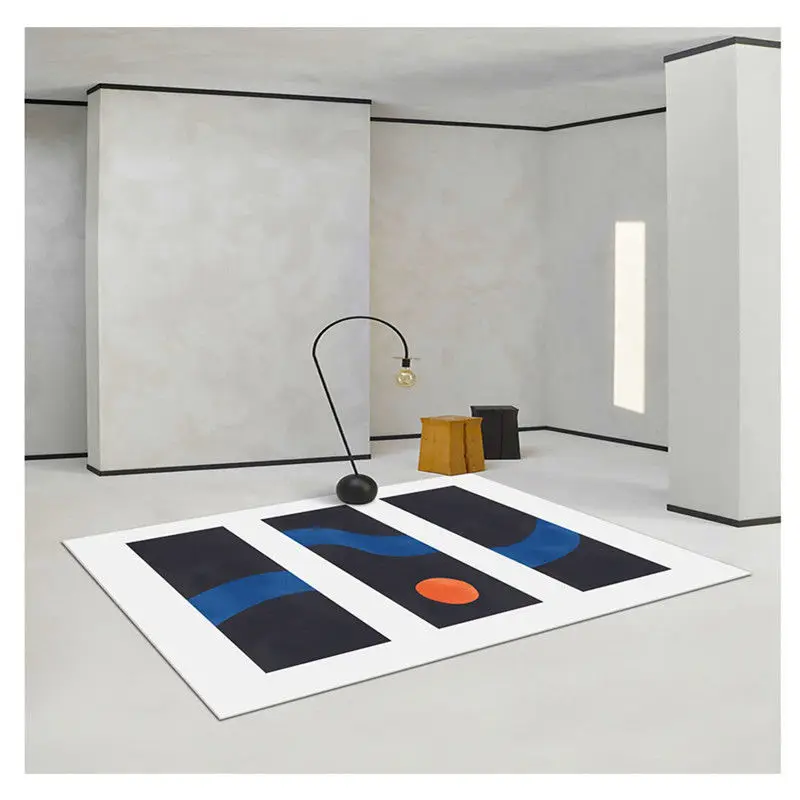

Nordic Simple Carpet Living Room Rug Large Floor Mat Home Decoration Bedroom Mats and Rugs Door Water Absorbent Mat Door Luxury