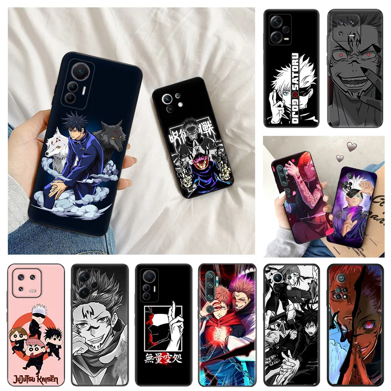 

Jujutsu Kaisen Cartoon Soft Phone Cases For Redmi A1 10A 10C 11 Prime RedmiNote 12 Pro 11SE 11S 11E 11T 10 Lite 10S Matte Cover